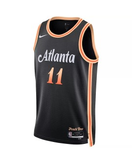 Maillot Swingman Atlanta Hawks Trae Young #11 Nike noir 2022/23 pour homme - Édition City