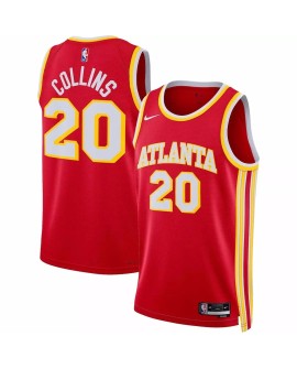 Maillot Swingman Atlanta Hawks John Collins #20 rouge 2022/23 pour hommes - Édition Icon