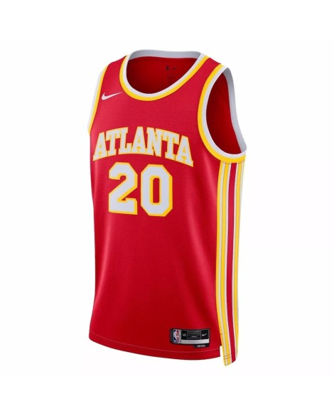 Maillot Swingman Atlanta Hawks John Collins #20 rouge 2022/23 pour hommes - Édition Icon