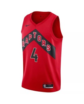 Maillot Swingman Toronto Raptors Scottie Barnes #4 rouge 2022/23 pour hommes - Édition Icon