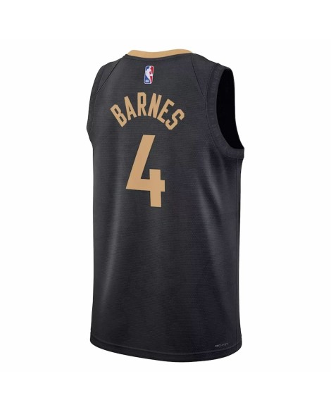 Maillot Swingman 2022/23 Nike #4 Scottie Barnes des Raptors de Toronto pour hommes - Édition City