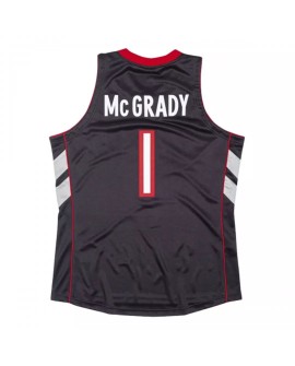 Maillot de Toronto Raptors Tracy McGrady #1 Mitchell & Ness violet 99-00 Hardwood Classics pour hommes