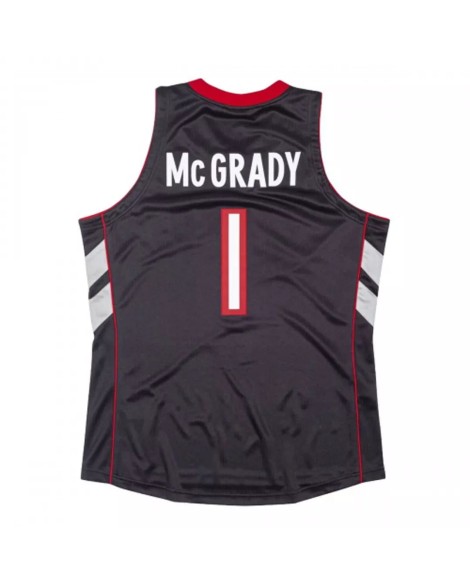 Maillot de Toronto Raptors Tracy McGrady #1 Mitchell & Ness violet 99-00 Hardwood Classics pour hommes