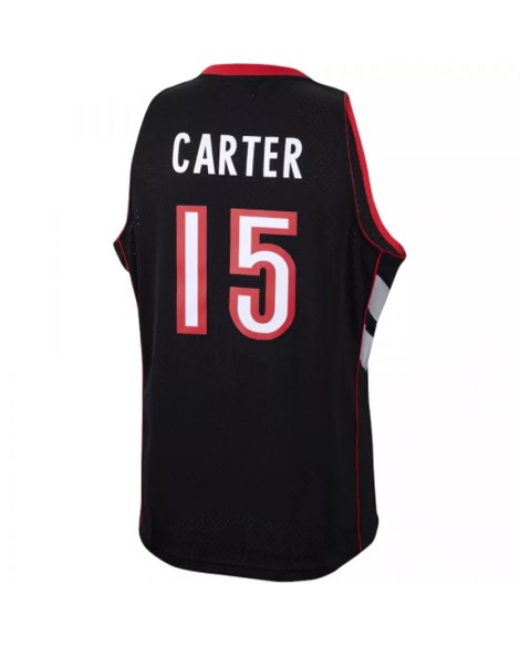 Maillot pour hommes des Toronto Raptors Vince Carter #15 Mitchell & Ness violet 99-00 Hardwood Classics