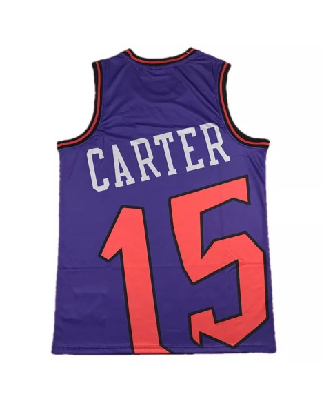 Maillot pour hommes des Raptors de Toronto Vince Carter #15 Mitchell & Ness Purple Hardwood Classics