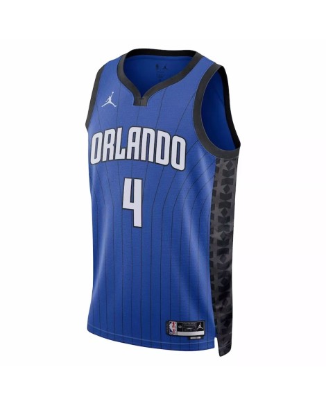 Maillot Swingman Orlando Magic Jalen Suggs #4 Jordan Brand bleu 2022/23 pour hommes - Édition Statement