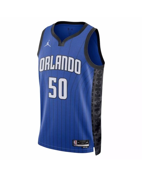 Maillot Orlando Magic Cole Anthony #50 Jordan Brand bleu 2022/23 Swingman pour hommes - Édition Statement