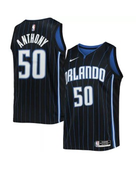 Maillot NBA Swingman Orlando Magic Cole Anthony #50 pour homme noir 22/23 - Édition Icon
