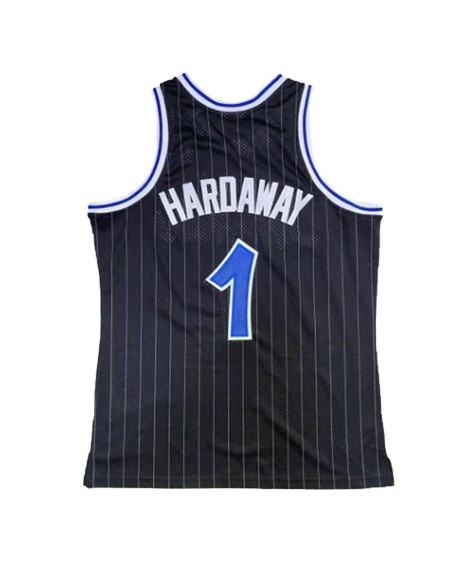 Maillot NBA Swingman #1 Mitchell & Ness Orlando Magic Hardaway pour homme noir 1994/95
