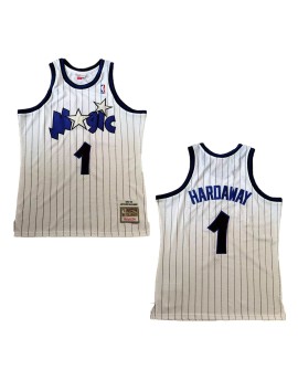 Maillot NBA Swingman #1 Mitchell & Ness Orlando Magic Hardaway pour homme blanc 1993/94