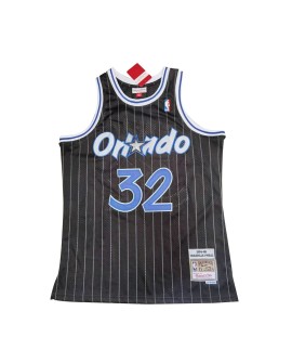 Maillot NBA Swingman #32 Orlando Magic Shaquille O'Neal #32 Mitchell & Ness noir 1994/95 pour homme