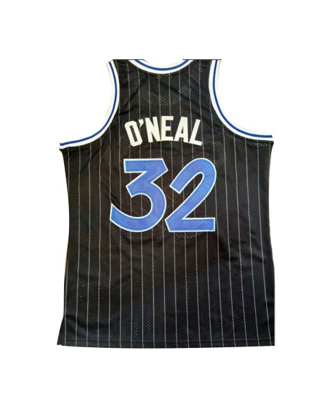 Maillot NBA Swingman #32 Orlando Magic Shaquille O'Neal #32 Mitchell & Ness noir 1994/95 pour homme