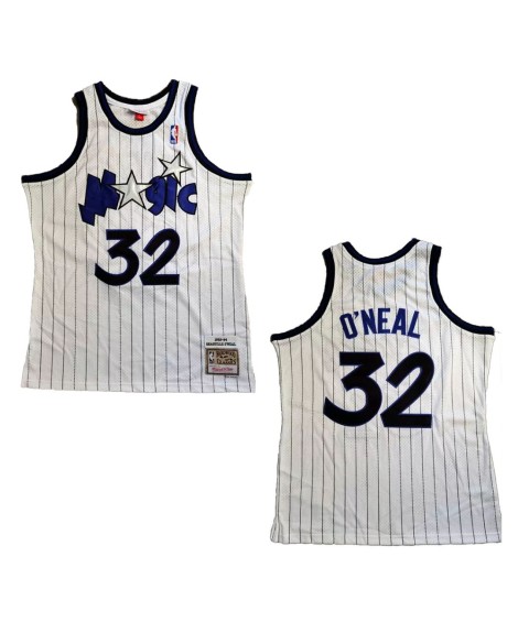 Maillot NBA Swingman #32 Mitchell & Ness Orlando Magic Neal pour homme blanc 1993/94