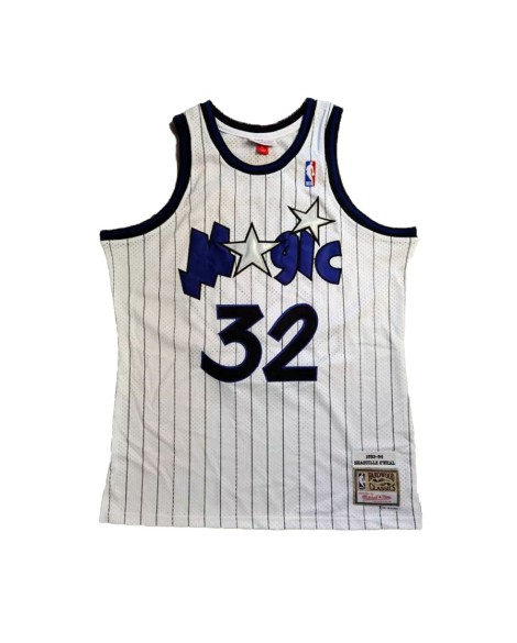 Maillot NBA Swingman #32 Mitchell & Ness Orlando Magic Neal pour homme blanc 1993/94