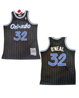 Maillot NBA Swingman #32 Orlando Magic Shaquille O'Neal #32 Mitchell & Ness noir 1994/95 pour homme
