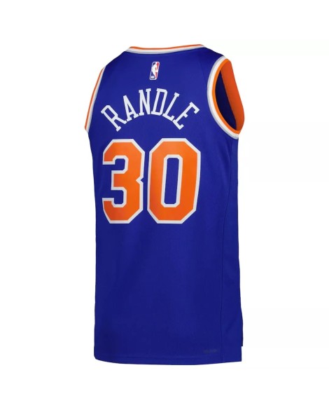 Maillot Swingman New York Knicks Julius Randle #30 bleu 22/23 pour hommes - Édition Icon