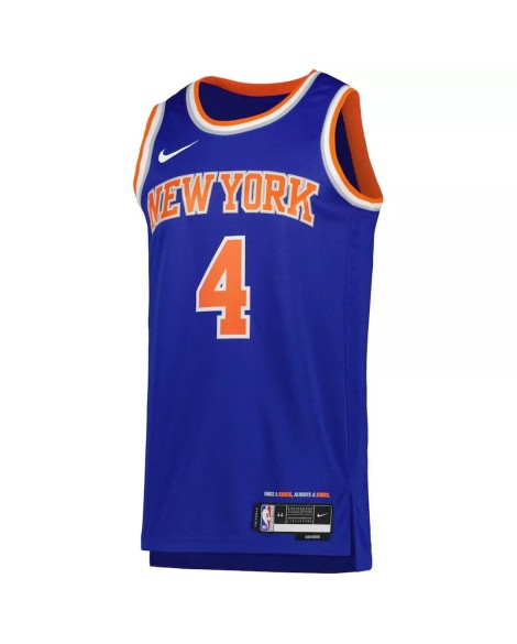 Maillot Swingman New York Knicks Derrick Rose #4 bleu 2022/23 pour hommes - Édition Icon