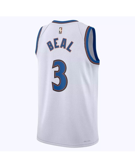 Maillot Swingman Washington Wizards Bradley Beal #3 blanc 2022/23 pour hommes - Édition classique