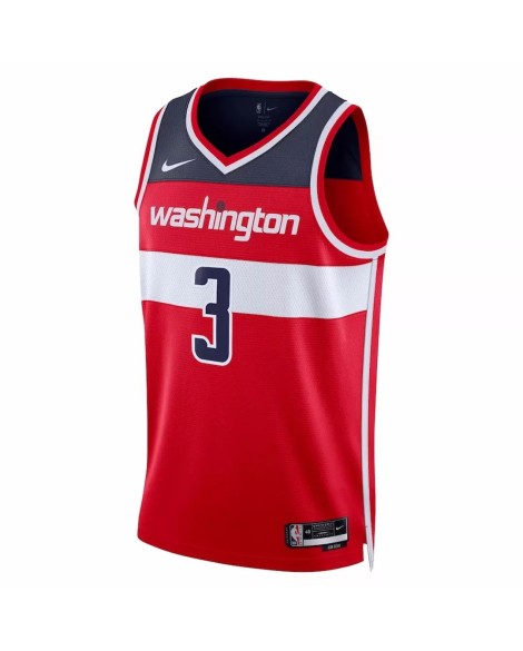Maillot Swingman Washington Wizards Bradley Beal #3 Nike rouge 2022/23 pour hommes - Édition Icon