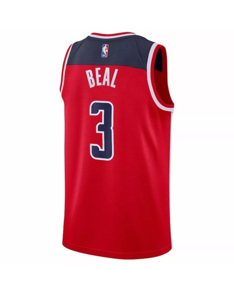 Maillot Swingman Washington Wizards Bradley Beal #3 Nike rouge 2022/23 pour hommes - Édition Icon