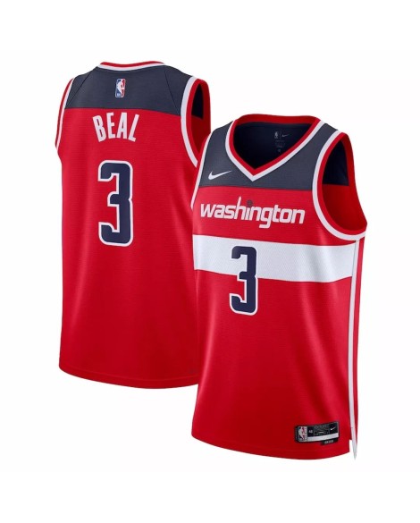 Maillot Swingman Washington Wizards Bradley Beal #3 Nike rouge 2022/23 pour hommes - Édition Icon