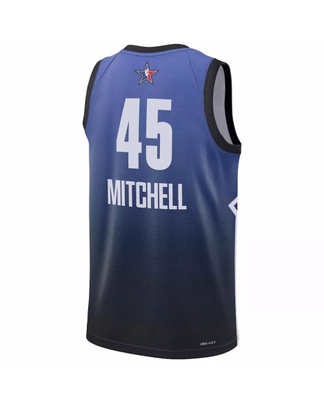 Donovan Mitchell #45 Jordan Brand Bleu 2023 NBA All-Star Game Swingman Maillot Swingman pour homme