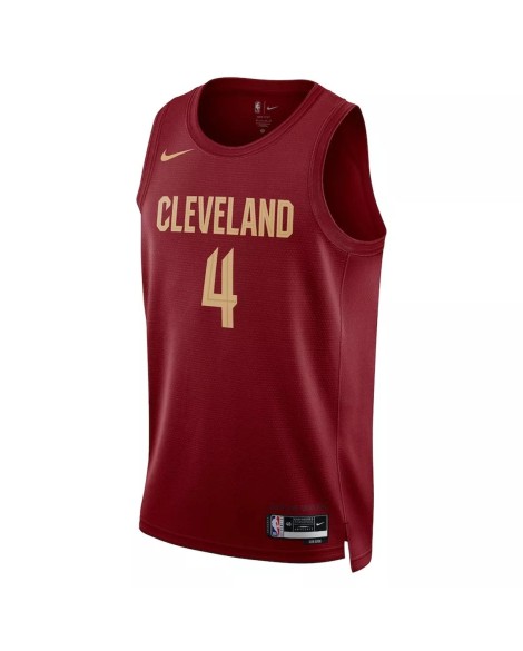 Maillot Swingman Cleveland Cavaliers Evan Mobley #4 Nike Wine 2022/23 pour hommes - Édition Icon