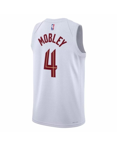 Maillot Swingman Cleveland Cavaliers Evan Mobley #4 Nike blanc 2022/23 pour hommes - Édition Association