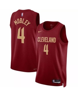 Maillot Swingman Cleveland Cavaliers Evan Mobley #4 Nike Wine 2022/23 pour hommes - Édition Icon