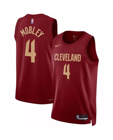 Maillot Swingman Cleveland Cavaliers Evan Mobley #4 Nike Wine 2022/23 pour hommes - Édition Icon