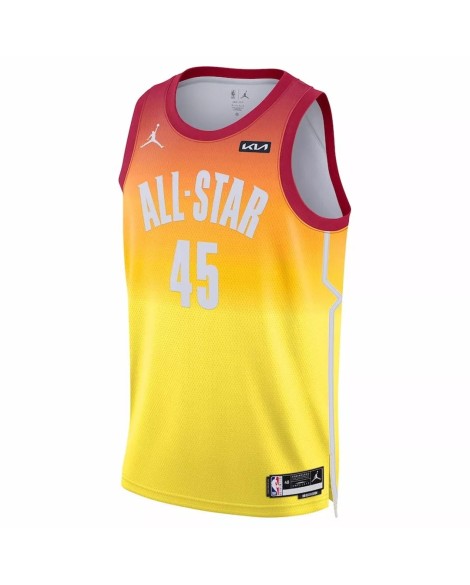 Donovan Mitchell #45 Jordan Brand Orange 2023 NBA All-Star Game Swingman Maillot Swingman pour homme