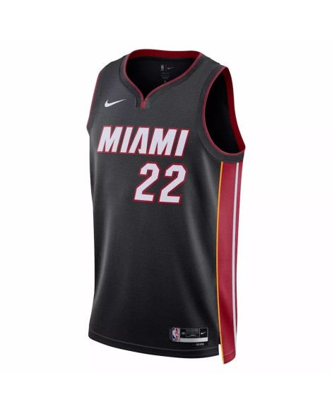 Maillot Swingman Miami Heat Jimmy Butler #22 noir 22/23 pour hommes - Édition Icon