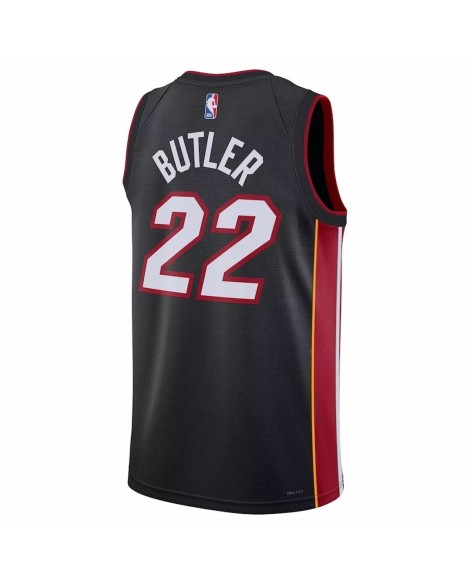Maillot Swingman Miami Heat Jimmy Butler #22 noir 22/23 pour hommes - Édition Icon