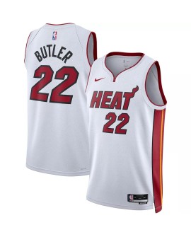 Maillot Swingman Miami Heat Jimmy Butler #22 blanc 22/23 pour hommes - Édition Association