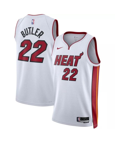 Maillot Swingman Miami Heat Jimmy Butler #22 blanc 22/23 pour hommes - Édition Association