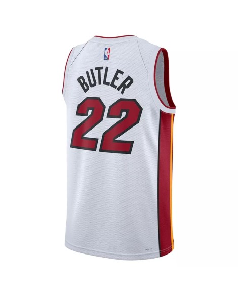 Maillot Swingman Miami Heat Jimmy Butler #22 blanc 22/23 pour hommes - Édition Association